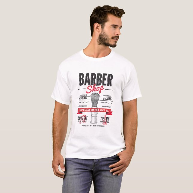 Camiseta Barber Shop (Frente Completa)