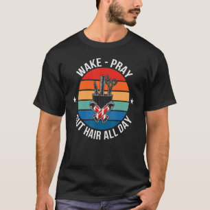 Camiseta Barbers Cita Acordar Hairstylist Reze Cortar Cheio