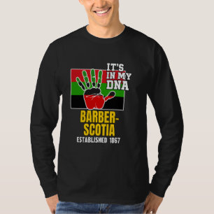 Camiseta Barberu2013Scotia, BSC, Red, Black and Green HBCU