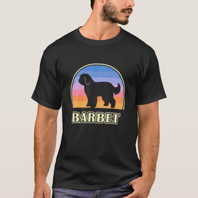 Camiseta Barbet Vintage Sunset (Frente)