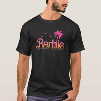 Camiseta Barbie - Camisa-T Refletida Por Água Do Logotipo
