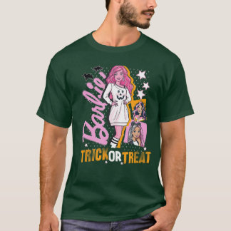 Camiseta Barbie Trick ou Treine o Halloween