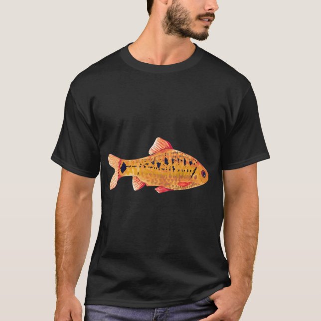 Camiseta BARBO DOURADO-Barbodes semifasciolatus (Frente)