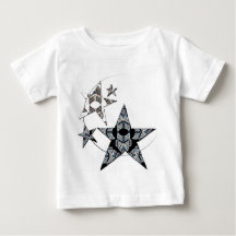 Barboteuse branco com estrelas