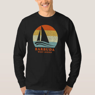 Camiseta Barbuda West Indies Vintage Retro veleiro