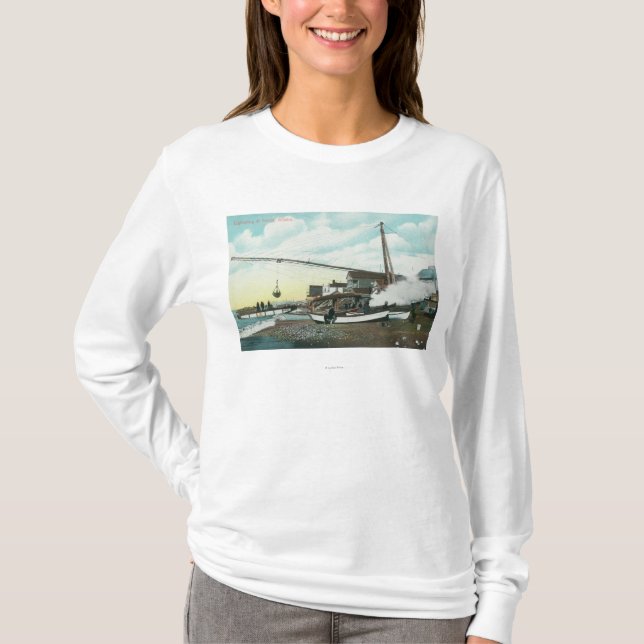 Camiseta Barca da carga para SeaNome, AK (Frente)