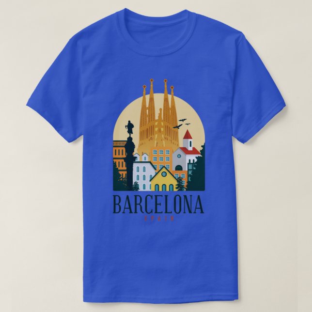 Camiseta Barcelona (Frente do Design)