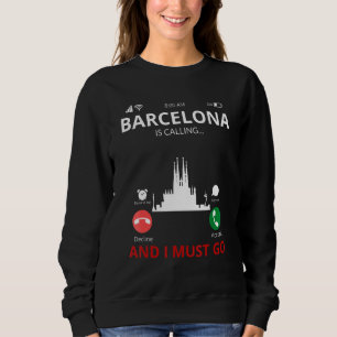 Camiseta Barcelona chama Espanha Souvenir