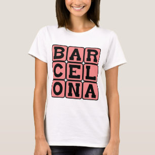Camiseta Barcelona, cidade na Espanha