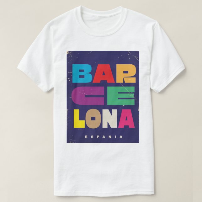 Camiseta Barcelona Espanha (Frente do Design)