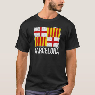CAMISETA BARCELONA ESPANHA BANDEIRA CATALÓNICA 1