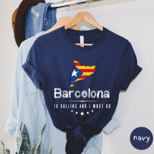 Camiseta Barcelona Está Ligando E Eu Tenho Que Ir Para A T-