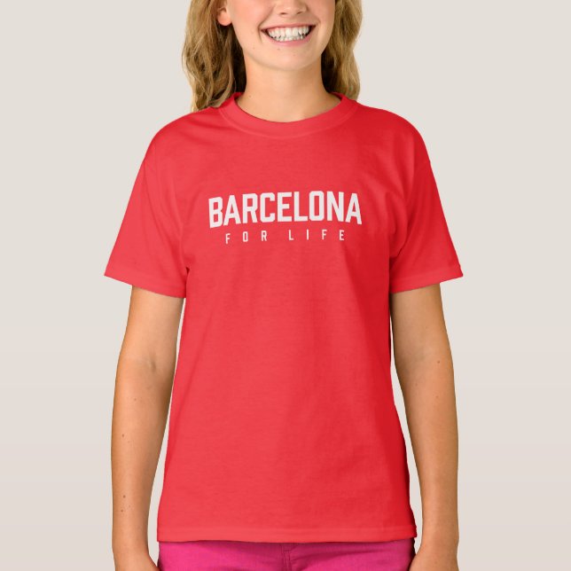 Camiseta Barcelona For Life (Frente)