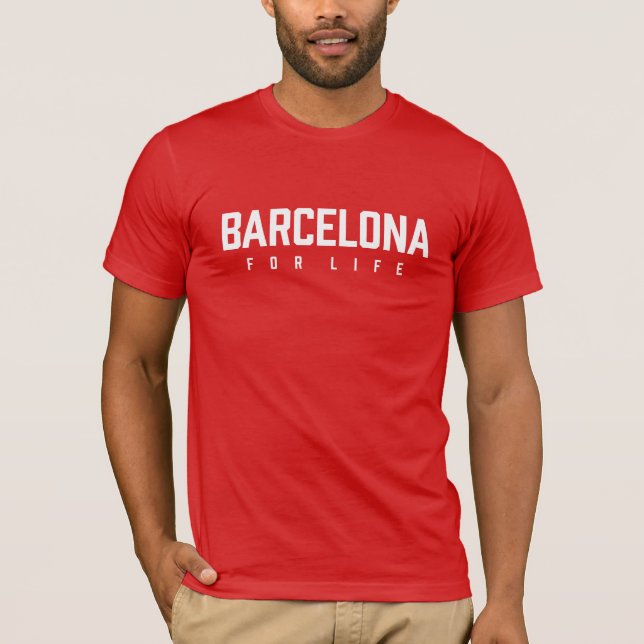 Camiseta Barcelona For Life (Frente)