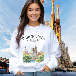 Camiseta Barcelona Landscape – Iconic Cathedral & City 