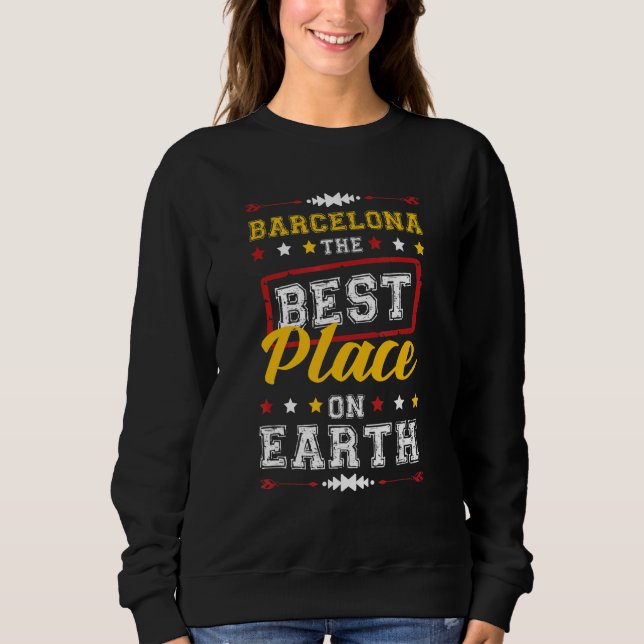 Camiseta Barcelona Vacation Party Team Quote (Frente)