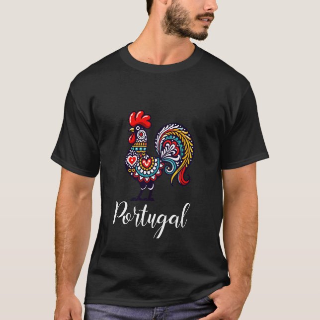 Camiseta Barcelos, galo português (Frente)