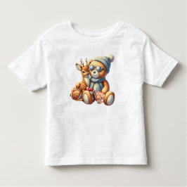 Camiseta Bärchen und sein kleines Rehkitz