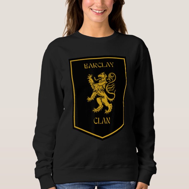 Camiseta Barclay Clan Scottish Lion Highland Crachá (Frente)