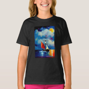 Camiseta Barco à Noite