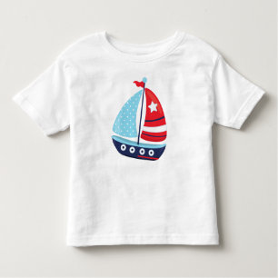 Camiseta Barco à vela, marinheiro, à vela, velas, barco, na