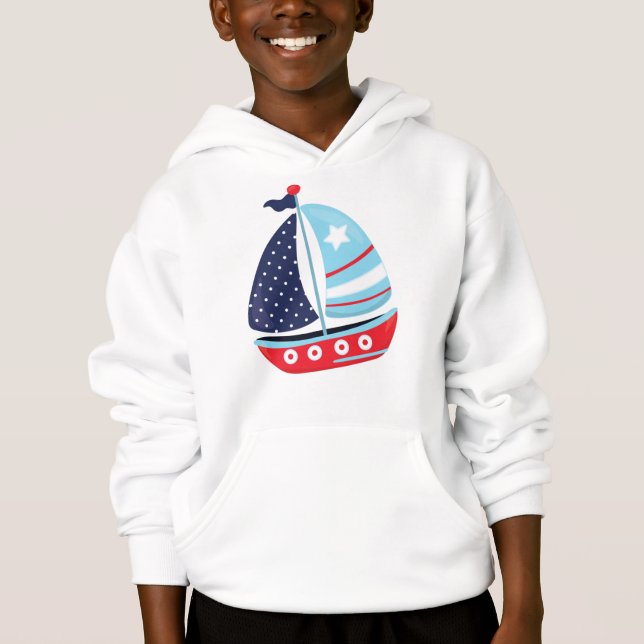 Camiseta Barco à vela, vela, vela, barco, navio, vela (Frente)