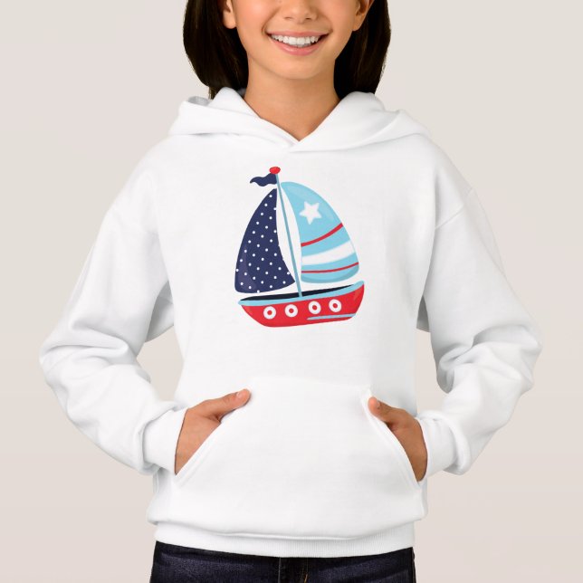 Camiseta Barco à vela, vela, vela, barco, navio, vela (Frente)