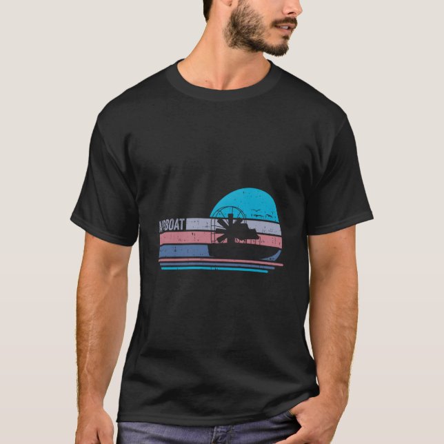 Camiseta Barco aéreos Flórida Everglades (Frente)