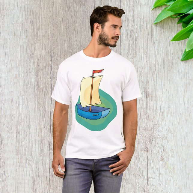 Camiseta Barco Azul (Criador carregado)