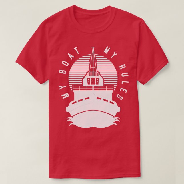 Camiseta Barco Capitão Gift (Frente do Design)