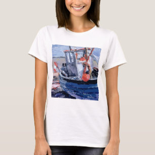 Camiseta Barco com bóia vermelha