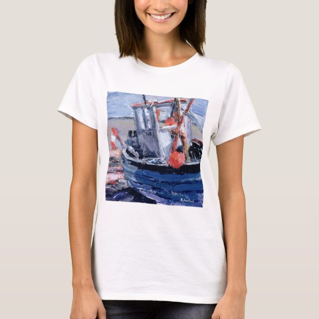 Camiseta Barco com bóia vermelha (Frente)