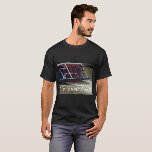 Camiseta Barco com Roda de Paddle É assim que eu faço cam