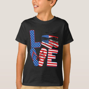 Camiseta Barco De Amor Usa Tritoon Pontoon Chinelos 4º De