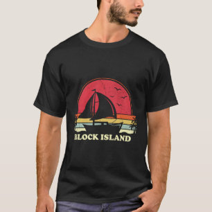 Camiseta Barco de Barcos de Navegação em Block Island - Cap