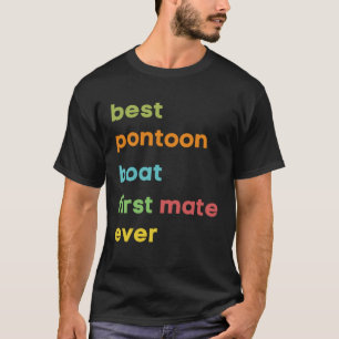 Camiseta Barco de Boat First Mate ou Boat Capt