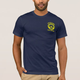 Camiseta barco de capitão náutico da âncora marinho azul An