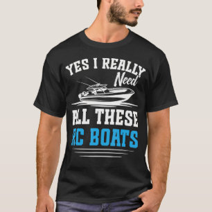 Camiseta Barco de Controle Remoto RC Captain Cruise Precisa