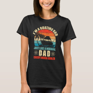 Camiseta Barco de Cruzeiro de Cabine de Pontão de Pesca Leg