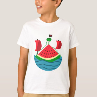 Camiseta Barco de Fruta de melancia