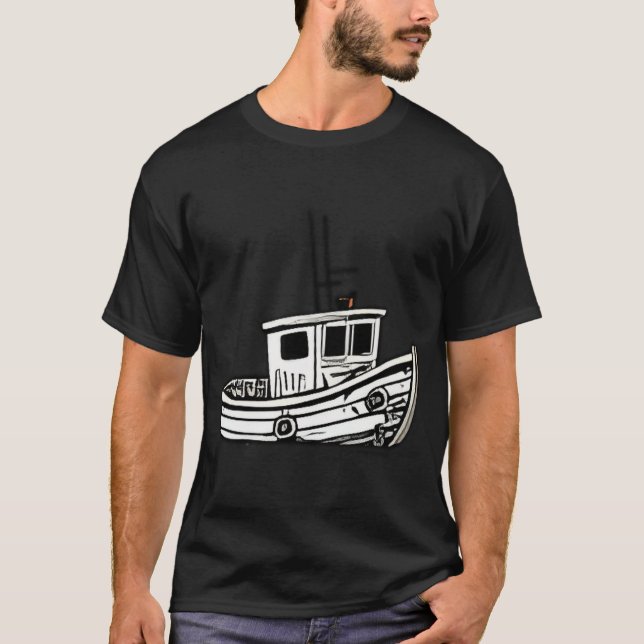 Camiseta Barco de Pesca (Frente)
