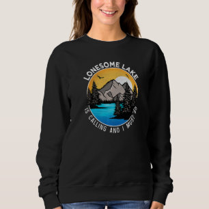 Camiseta Barco de pesca acampamento Lakeview Lago Solo