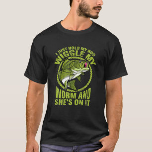 Camiseta Barco de Pesca Engraçado Capitão Oficial de Pesc