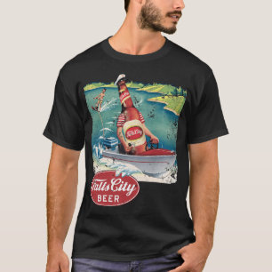 Camiseta Barco de Pesca Esportiva e Capitão