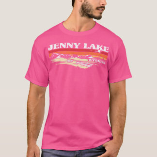 Camiseta Barco de pesca Vaga do lago Jenny Lake