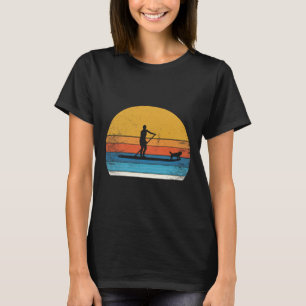 Camiseta Barco de remo engraçado e legal para cães SUP Padd