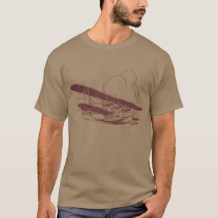 Camiseta Barco de vôo do vintage