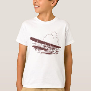 Camiseta Barco de vôo do vintage