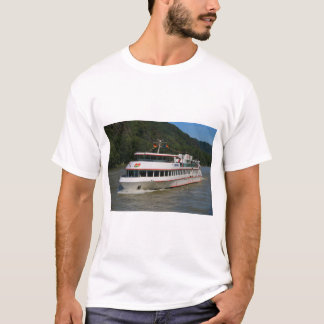 Camiseta Barco do cruzeiro, rio Rhine, Alemanha