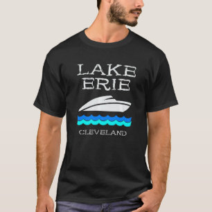 Camiseta Barco do Lago Erie Speed Boat Souvenir Cleveland
